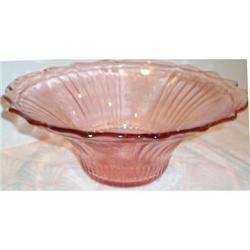 Pink Mayfair, Open Rose  Scalloped Fruit Bowl #863466