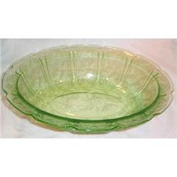 Green Cherry Blossom Oval Depression Bowl #863476