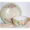 Image 1 : Hand Painted Wild Rose Cup and Saucer #863482