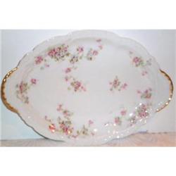 Haviland Rose Decorated Medium Oval Platter #863483