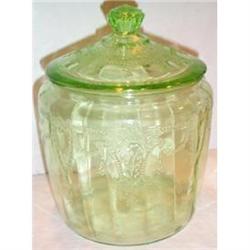 Green Cameo, Ballerina, Covered Cookie Jar #863484