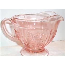 Pink Sharon, Cabbage Rose, Footed Creamer #863485