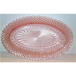 Pink Miss America Oblong Depression Glass #863498