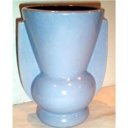 Two Handled Blue McCoy Vase  #863499