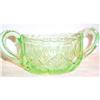Image 1 : Green Depression Glass Sugar #863539