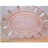 Image 1 : PinkAmerican Sweetheart Depression Oval Platter #863550