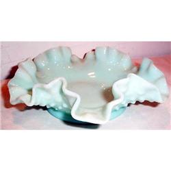 Fenton Hobnail Ruffled Candy Dish #863556