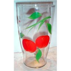 Hand Painted Oranges Depression Juice Beaker #863559