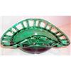 Image 1 : Green Duncan Miller Reticulated Glass Bowl #863606