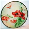 Image 1 : Hand Painted Prussia Poppy Plate #863613