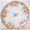Image 1 : Hand Painted Limoges Floral and Scroll Plate #863614
