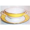 Image 1 : Noritake Yellow Striped Cream Soup and #863622