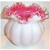 Image 1 : Fenton Peach Crest Large Vase #863655