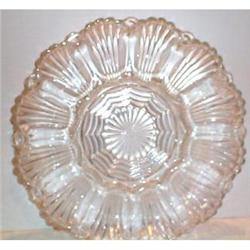 Pressed Glass Deviled Egg Plate #863691