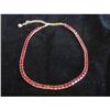 Image 1 : Delicate Ruby and silver strand necklace #863800