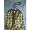 Image 1 : VINTAGE GOLD FASHION PURSE! ORIGINAL HANDBAG! #863825