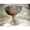 Image 1 : BEAUTIFUL STRAWBERRY  CUT WINE GOBLET #863826