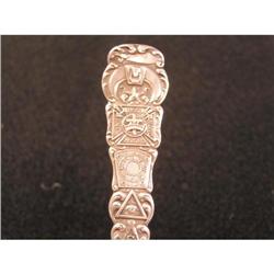 Sterling Silver Masonic Souvenir Spoon #863904