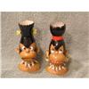 Image 1 :  Pair of Unusual Ucagco African Native Head #863910