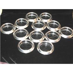 Frank M Whiting Sterling Silver Coasters 12 pc. #863938