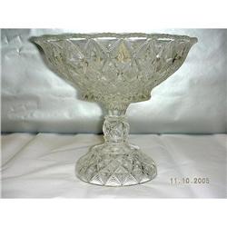 Extremely Rare Millersburg Compote "Diamond"  #878625
