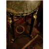 Image 1 : French Style Marble Top Stand w Figural Ormalu #878649