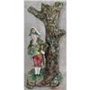 Image 1 : MAJOLICA Tree VASE w/man EXCELLENT Cond ANTIQUE #878673
