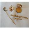 Image 1 : 1860 $1 GOLD COIN/GOLD BABY RING/STICK PIN/PEND #878719