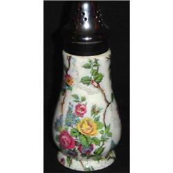 Antique English Chintz Sugar Shaker #878970