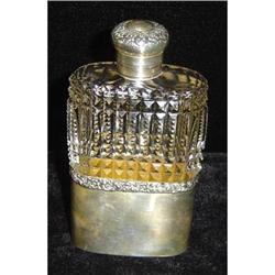 Cut  Lead Crystal Perfume Bottle #878991