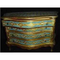 Italian Florentine Hand-Painted  Mini-Chest #879014