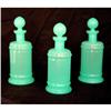 Image 1 : Set of (3)  Antique Opaline Bottles #879051