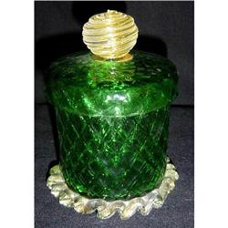 Antique Murano Glass Covered Jar #879201