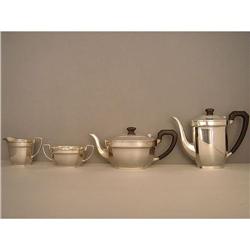 Teaset  Sterling  4 x piece  English  #886291