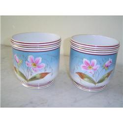 pair of vieux paris cache pot  #886321