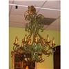 Image 1 : Wrought iron chandelier  #886359