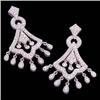 Image 1 : 14k  DIAMOND CHANDELIER Earrings #886385