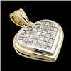 Image 1 : HEART PENDANT Diamonds ONE CARAT! #886402