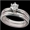 Image 1 : 14k  DIAMOND ENGAGMENT Ring .50 CTS! #886406