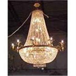 Empire Style Crystal Beaded Ballroom Chandelier #886498