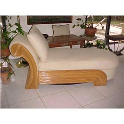 BAMBOO RATTAN CHAISE LOUNGE #886514