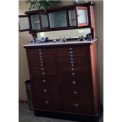 Antique  Walnut Dental Cabinet. made 1926 #886527
