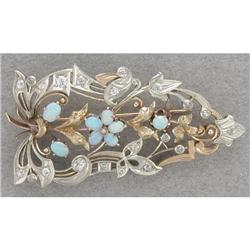 Opal and Diamond Pin #886540