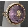 Image 1 : 14K 1860's Amethyst Ring #886541