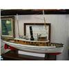 Image 1 : Vintage R/C Seguin Tug Boat Model Motor Driven #886715
