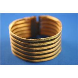 14K Gold Wide Mesh Estate Bracelet- 60.8 Grams #886891