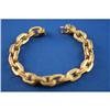Image 1 : Heavy 18K Gold Estate Link Bracelet #886892