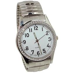 GENTS WRIST WATCH in white gold with DIAMONDS #886905