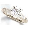 Image 1 : F VVS1/VS1 1.61 ct diamond engagement ring #886922