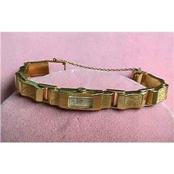 Deco 14kt Gold Baume Mercier WRISTWATCH WATCH #887007